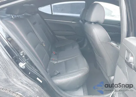 2019 Hyundai Elantra Sport из США, поврежденный, VIN KMHD04LBXKU886874